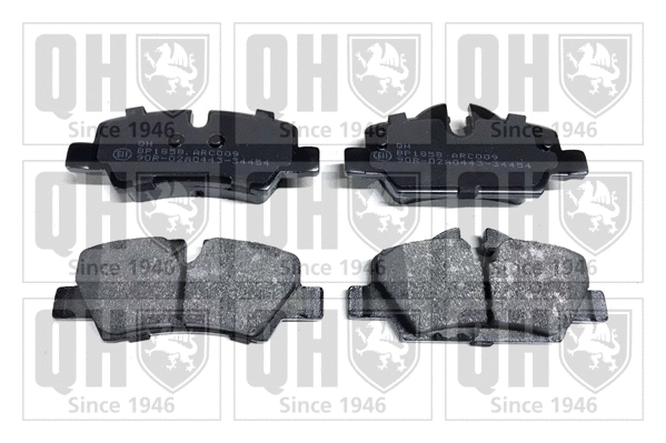 Brake Pad Set, disc brake (BP1858)