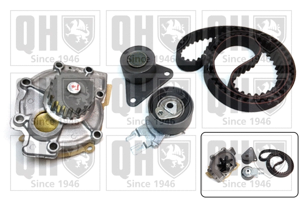 Water Pump & Timing Belt Kit (QBPK7580)