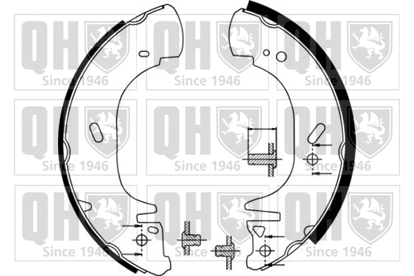 Brake Shoe Set (BS1134)