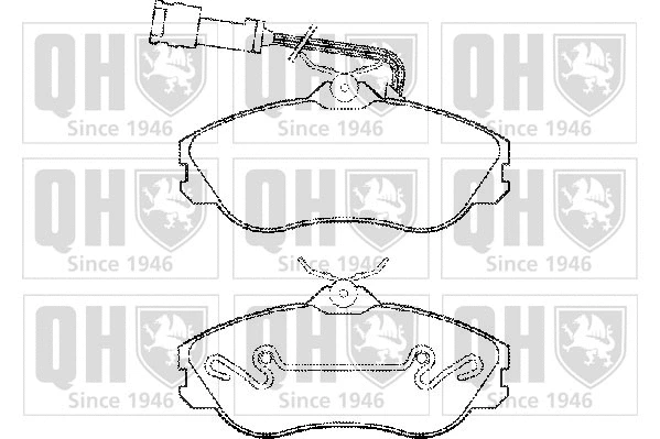 Brake Pad Set, disc brake (BP958)