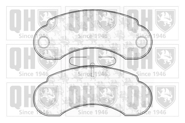 Brake Pad Set, disc brake (BP675)