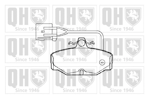 Brake Pad Set, disc brake (BP771)