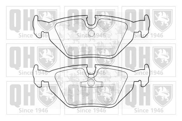 Brake Pad Set, disc brake (BP620)