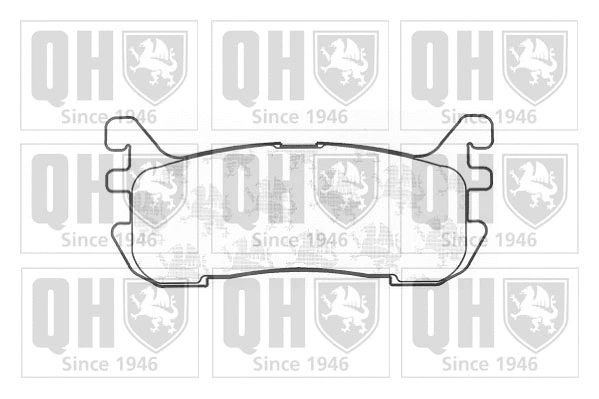 Brake Pad Set, disc brake (BP1166)