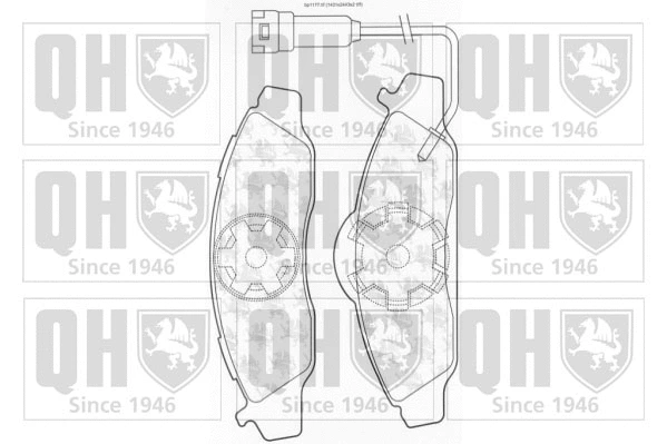 Brake Pad Set, disc brake (BP1177)