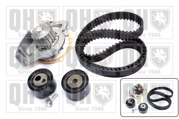 Water Pump & Timing Belt Kit (QBPK6830)
