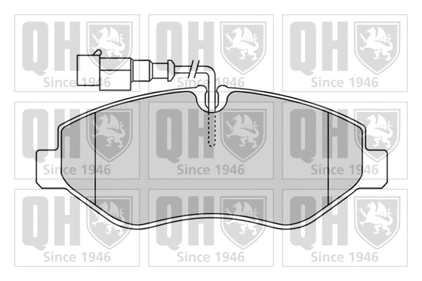 Brake Pad Set, disc brake (BP1624)