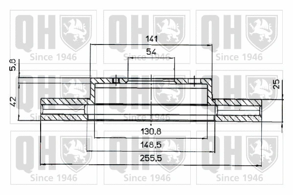 Brake Disc (BDC4418)