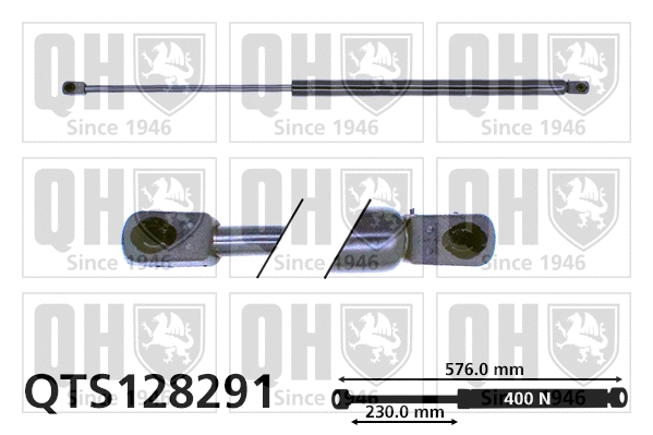 Gas Spring, boot/cargo area (QTS128291)