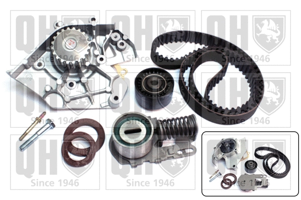 Water Pump & Timing Belt Kit (QBPK1180)