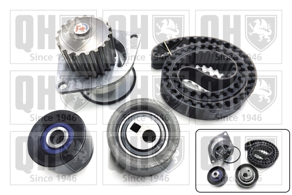Water Pump & Timing Belt Kit (QBPK3210)