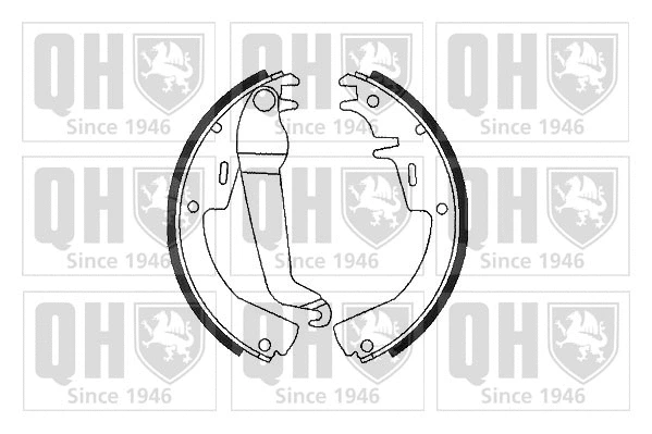 Brake Shoe Set (BS549)