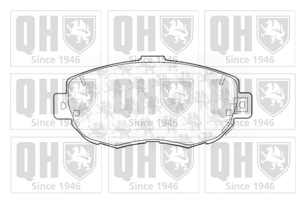 Brake Pad Set, disc brake (BP1164)