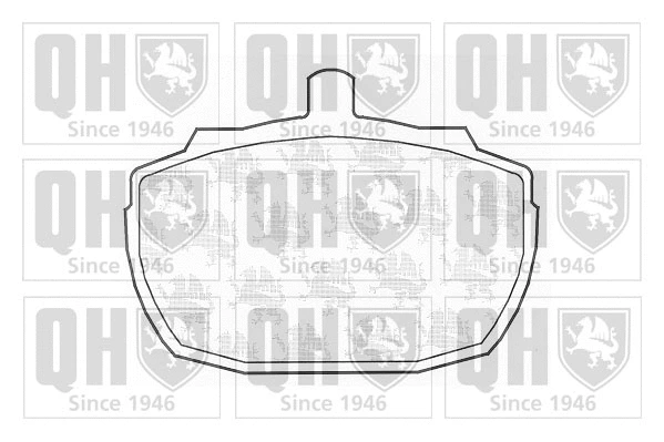 Brake Pad Set, disc brake (BP121)