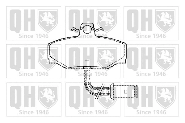 Brake Pad Set, disc brake (BP417)