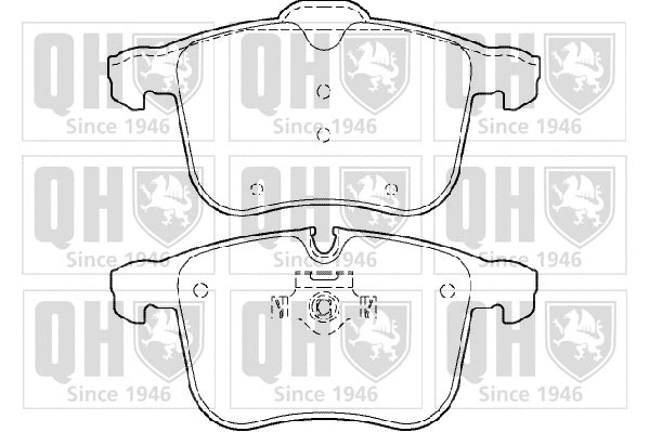 Brake Pad Set, disc brake (BP1392)