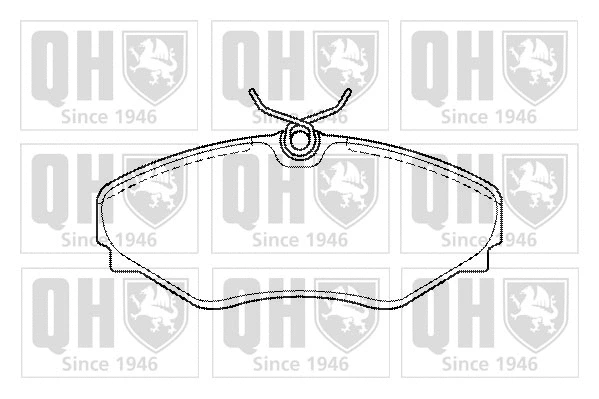 Brake Pad Set, disc brake (BP1440)