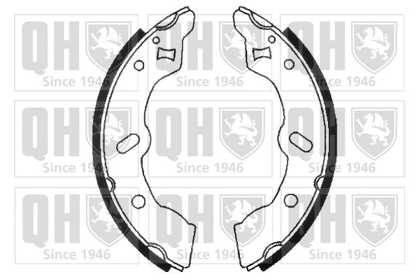 Brake Shoe Set (BS898)
