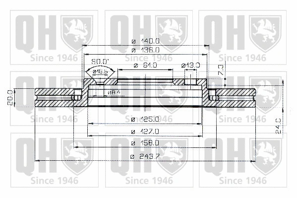 Brake Disc (BDC3553)