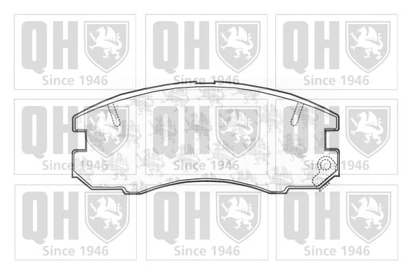 Brake Pad Set, disc brake (BP1161)