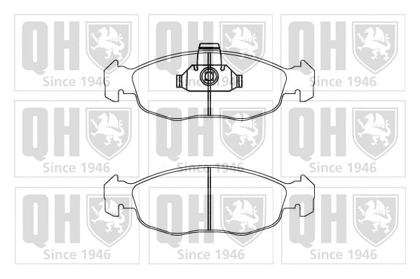 Brake Pad Set, disc brake (BP871)