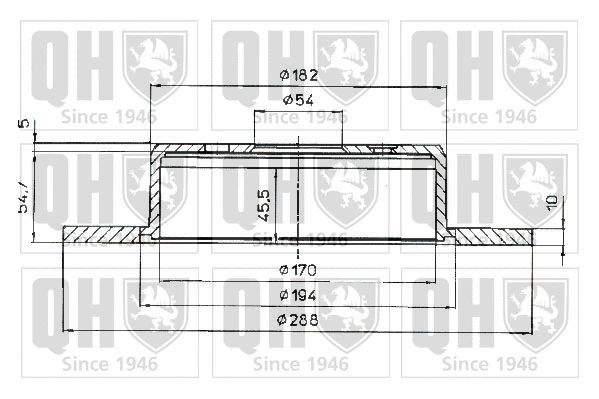 Brake Disc (BDC4946)