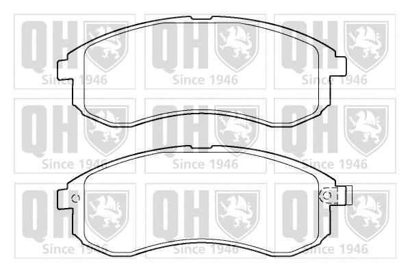 Brake Pad Set, disc brake (BP1404)