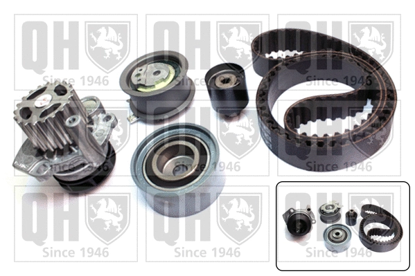 Water Pump & Timing Belt Kit (QBPK7761)