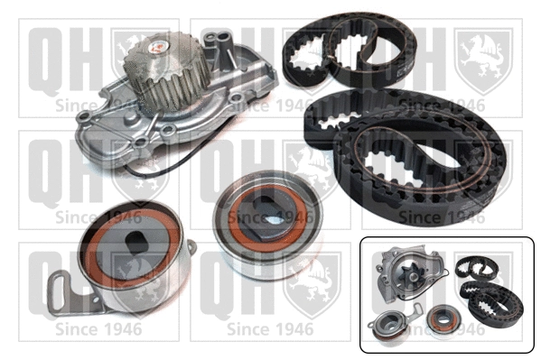 Water Pump & Timing Belt Kit (QBPK6120)