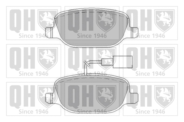 Brake Pad Set, disc brake (BP1744)