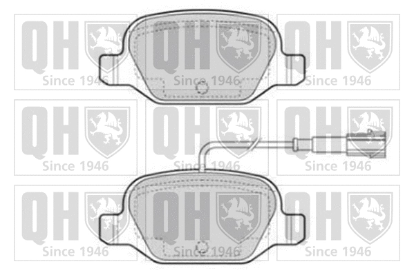 Brake Pad Set, disc brake (BP1852)