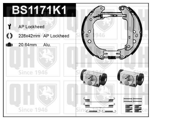 Brake Shoe Set (BS1171K1)