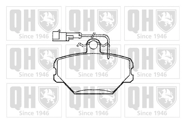 Brake Pad Set, disc brake (BP1174)