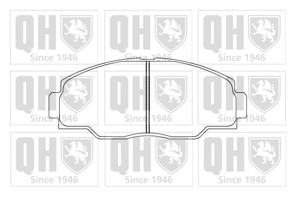 Brake Pad Set, disc brake (BP855)