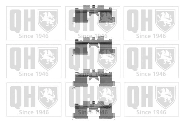 Accessory Kit, disc brake pad (BFK739)