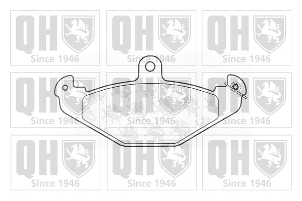 Brake Pad Set, disc brake (BP696)