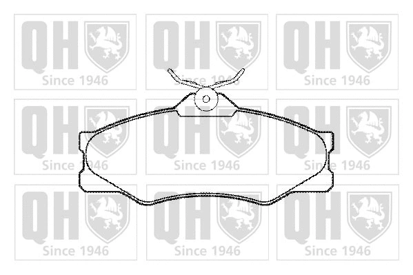 Brake Pad Set, disc brake (BP492)