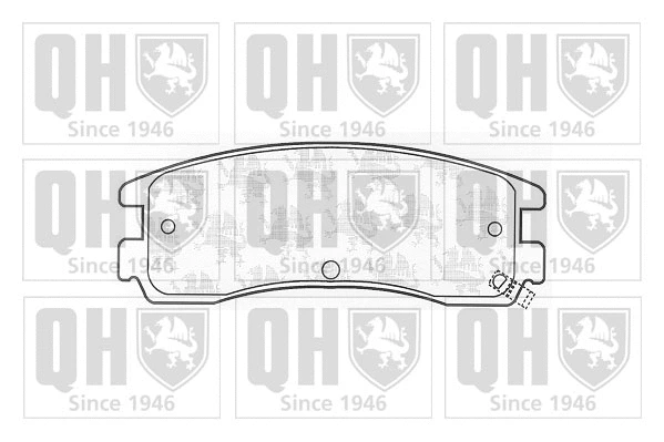 Brake Pad Set, disc brake (BP1042)
