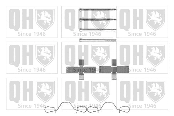 Accessory Kit, disc brake pad (BFK826)