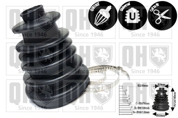 Bellow Kit, drive shaft (QJB7500)