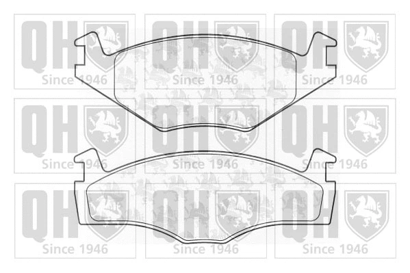 Brake Pad Set, disc brake (BP925)