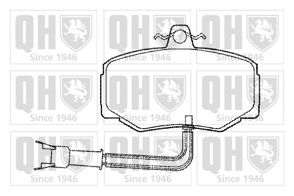 Brake Pad Set, disc brake (BP517)