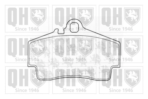 Brake Pad Set, disc brake (BP1190)