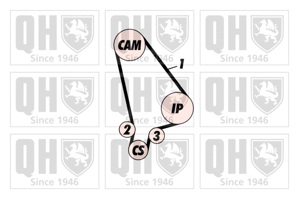 Timing Belt Kit (QBK368)