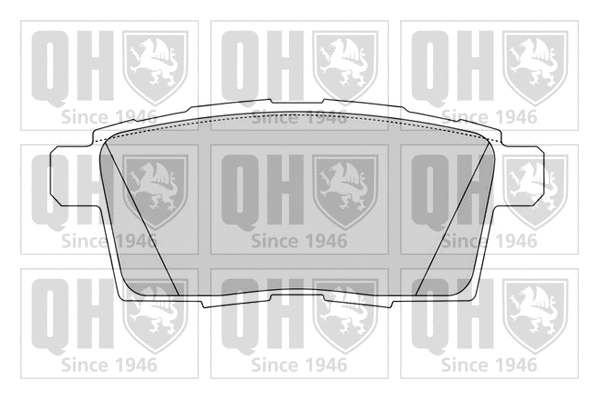 Brake Pad Set, disc brake (BP1627)