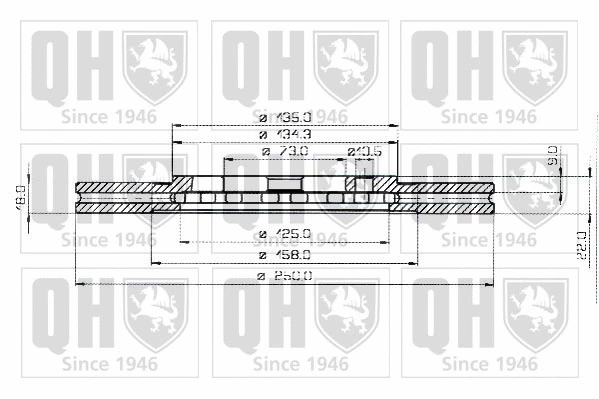Brake Disc (BDC3371)