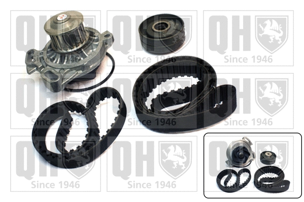 Water Pump & Timing Belt Kit (QBPK8080)