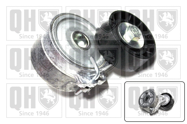 Tensioner Pulley, V-ribbed belt (QTA1170)