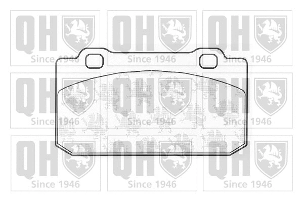 Brake Pad Set, disc brake (BP347)
