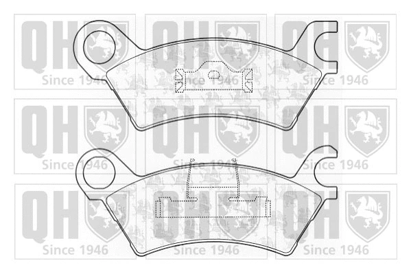 Brake Pad Set, disc brake (BP507)